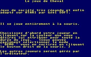 Jeux de Dada atari screenshot